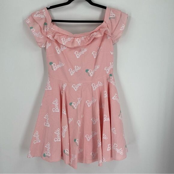 Stitch Shoppe by Loungefly Women’s Off Shoulder Mini A Line Barbie Dress size M - Picture 1 of 5